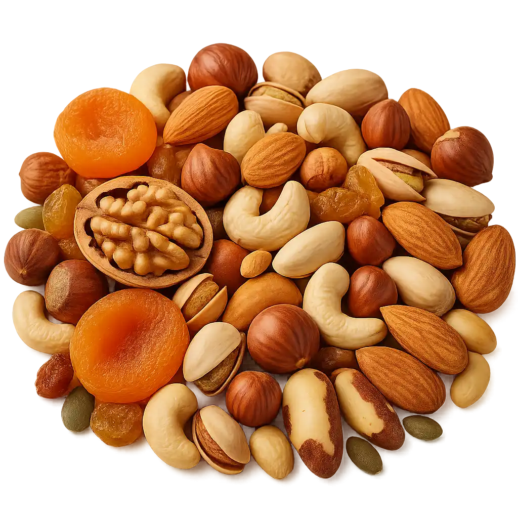 انواع خشکبار و مغزیجات هیدروژن