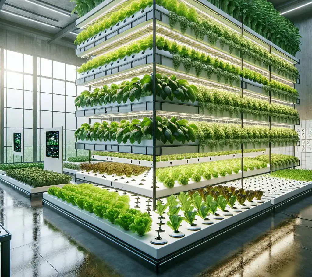 Organic vs. Chemical مزرعه طبقاتی کشت هیدروپونیک هیدروژن هیدروفارم