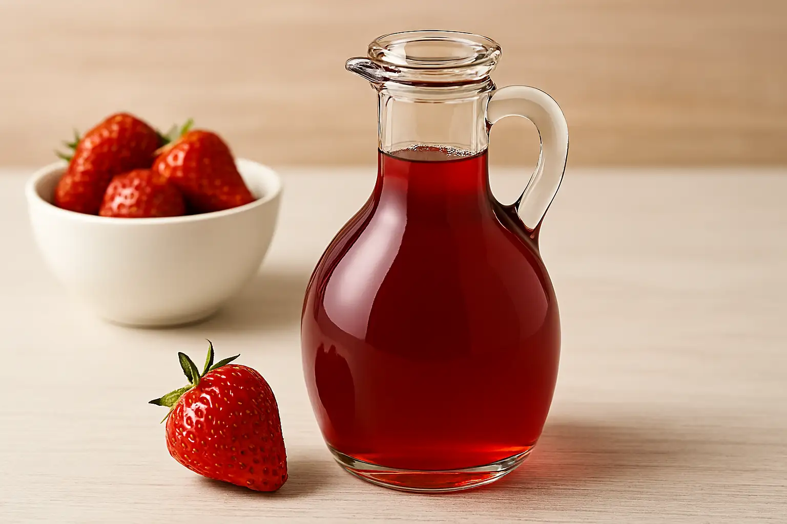 How to make homemade strawberry syrup (without white sugar)