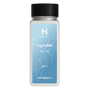نمک دریا ارگانیک بسته بتدی ۱۰۰ گرمی هیدروژن - hydrogenco.ir